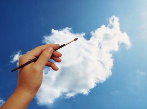 geloof beginsel Ringlet Wolken schilderen met acrylverf? | Stap voor stap met filmpje!